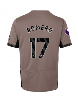 Tottenham Hotspur Cristian Romero #17 Ausweichtrikot für Frauen 2023-24 Kurzarm